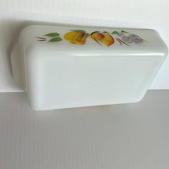 Vintage Fire-King Fruit by ANCHOR HOCKING 12" Rectangular Baker 1.5 Qt - Picture 10 of 13